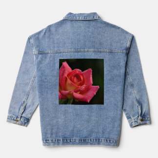 Jean Veste en denim Rose Rose Pink