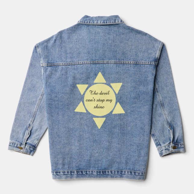 Jean Veste en denim Shine (Verso)