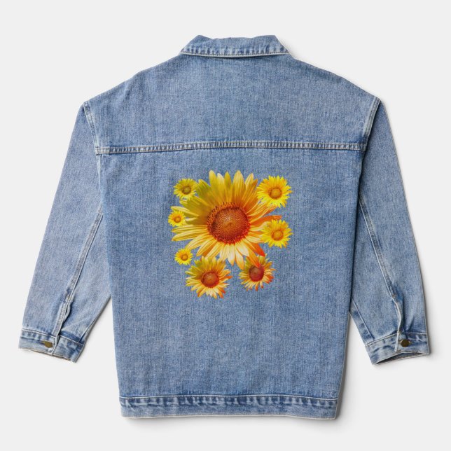 Jean Veste en denim tournesol (Verso)