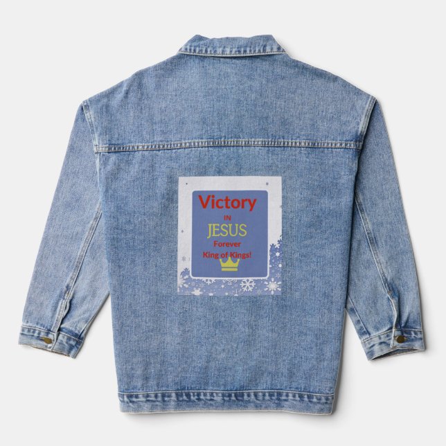 Jean Victoire En Veste Jesus Denim (Verso)