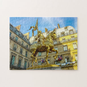 Jeanne d'Arc Paris. Jigsaw Puzzle
