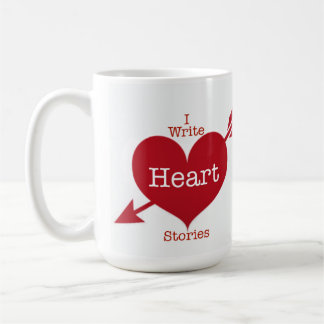 J'écris des histoires de coeur Mug