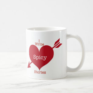 J'Écris Des Histoires Épicées Café Mug