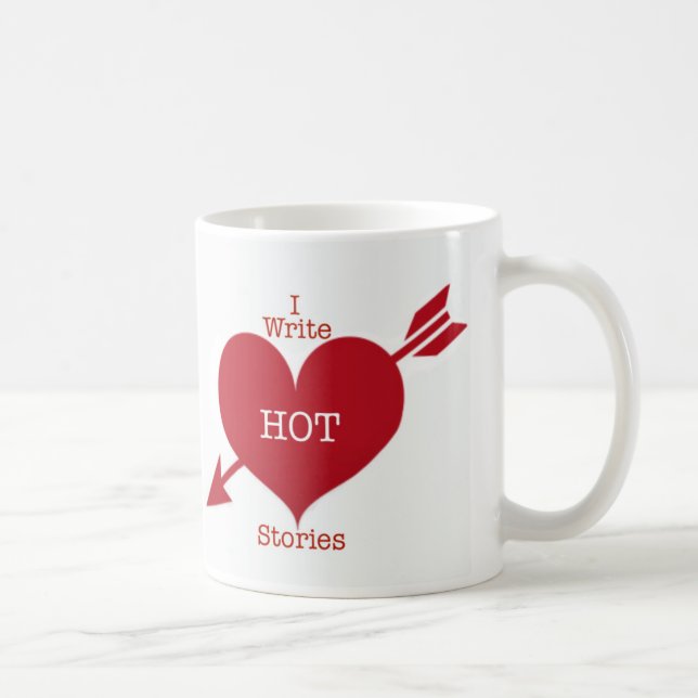 J'Écris Hot Stories Café Mug (Droite)