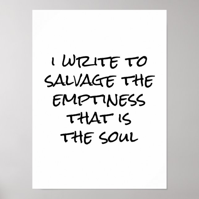 J'écris une affiche (Devant)