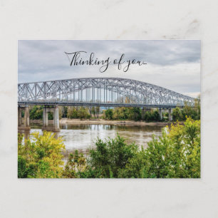 Jeff City Bridge Penser À Vous Carte Postale