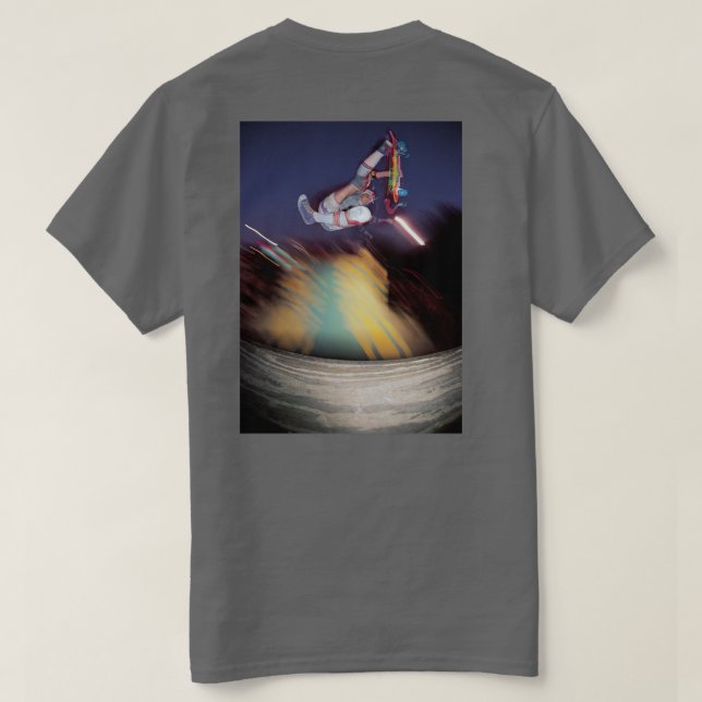 Jeff Phillips désobligeant sur le T-shirt clown (Design dos)