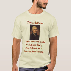 Jefferson sur le T-shirt de tyrannie