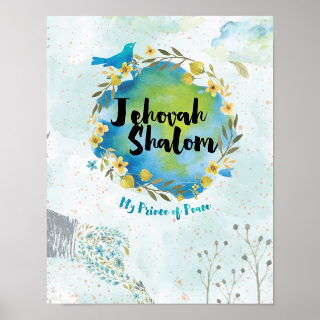 Jehovah Shalom - Affiche du Prince de la Paix (Devant)