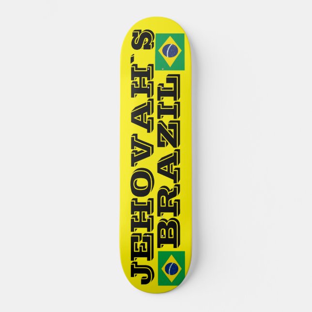 JEHOVAHS BRAZIL Skateboard (Recto)