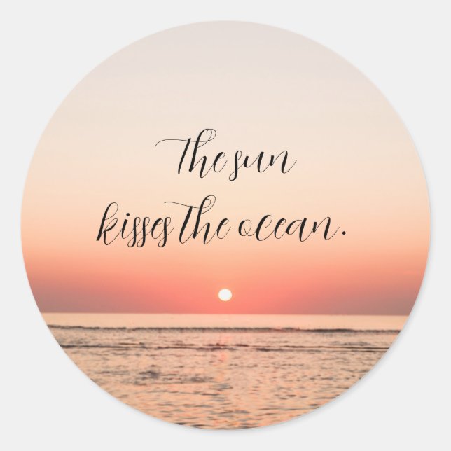 Jeju 02 | Stickers Classic Round Sticker (Devant)