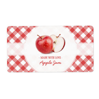 Jelly à la confiture d'Apple ou étiquettes Applesa