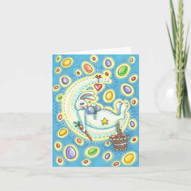 JELLY BEAN RÊVES EASTER BUNNY NOTE CARTE VERSE (Devant)
