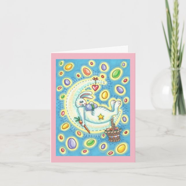 JELLY BEAN RÊVES EASTER BUNNY NOTE CARTE VERSE (Devant)