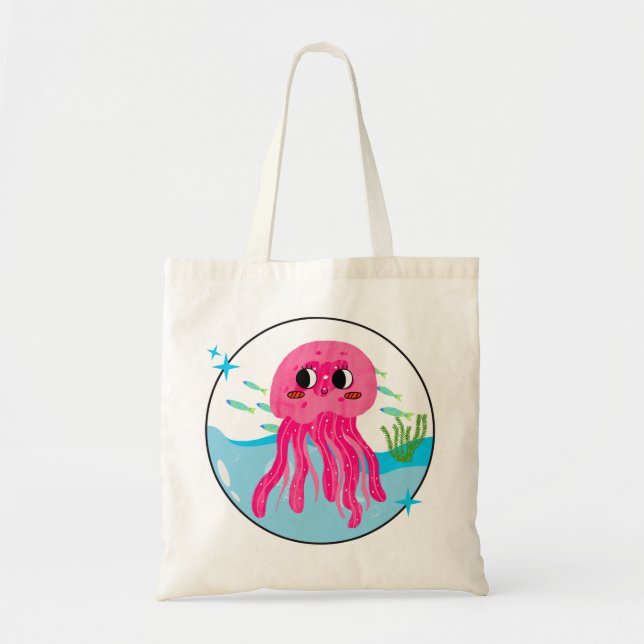 Jelly Fish Tote Bag (Devant)