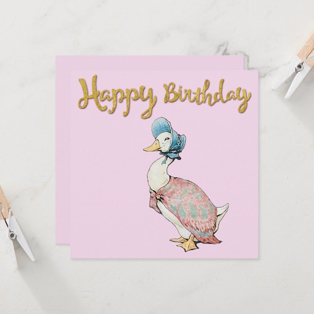 Jemima Puddle Duck (Devant/Arrière en situation)