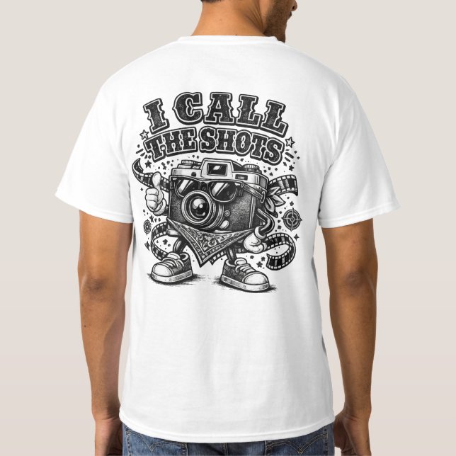 J'encadre les plans – T-Shirt Black Camera (Dos)