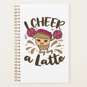 J'encourage un café Cheerled Latte Cute
