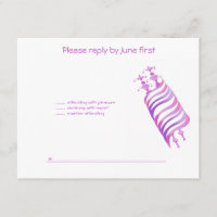 Jenna Alli Pink Torah Bat mitzvah Invitation RSVP