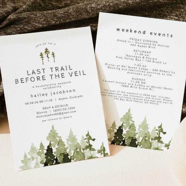 JENNA Pine Mountain Camp Dernier Trail Bachelorett (Créateur téléchargé)