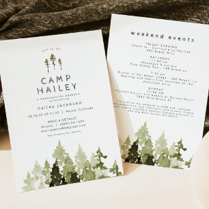 JENNA Rustic Pine Mountain Camp Bachelorette