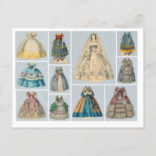 Jenny Lind Papier Doll Doll Doll Cartes postales