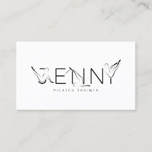 JENNY Nom Pilates Instructeur Carte de visite
