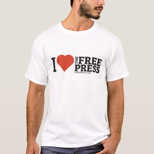 J'entends le T-shirt homme de Free Press (Devant)