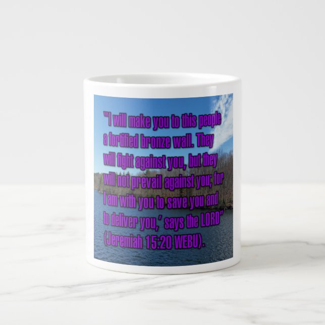 Jeremiah 15:20 WEBU Mug (Devant)