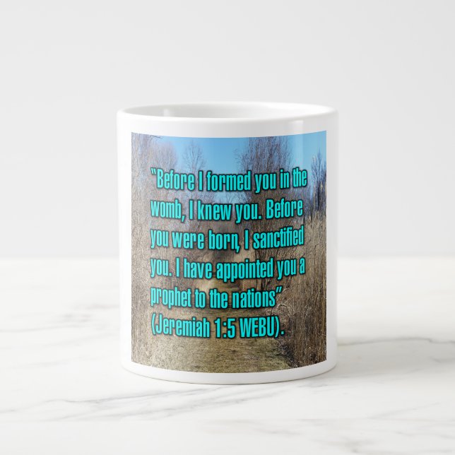 Jeremiah 1:5 WEBU Mug (Devant)