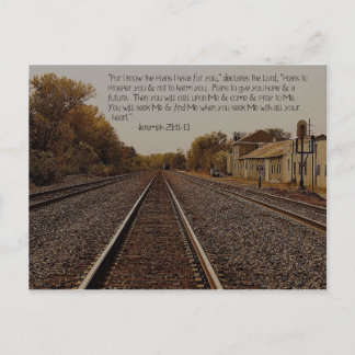 Jeremiah 29:11 Carte postale