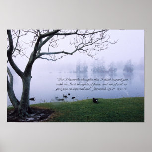 Jeremiah 29:11 Écriture Poster Imprimer