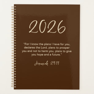 Jeremiah 29:11 Je connais les plans 2026 Année Pla