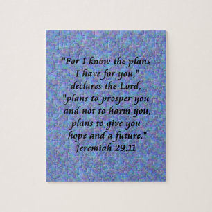 jeremiah 29-11 puzzle