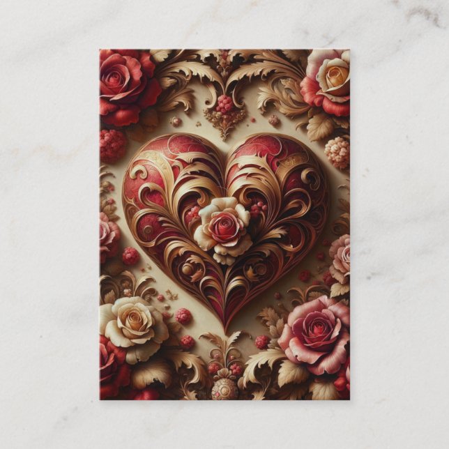 Jeremiah 31:3 Cartes KJV - Coeur de la gentillesse (Devant)