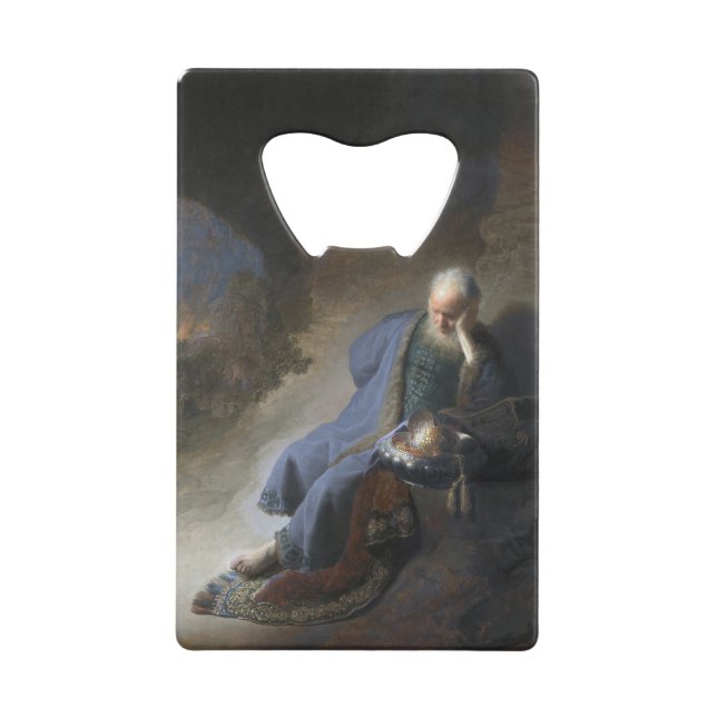Jeremiah Lamenting sur la chute de Jérusalem, Remb (Devant)