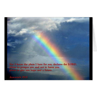 Jérémie 29:11 Arc-en-ciel