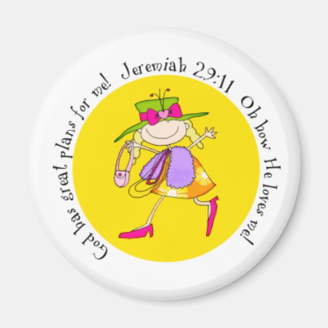 Jérémie 29:11 Magnet (Devant)