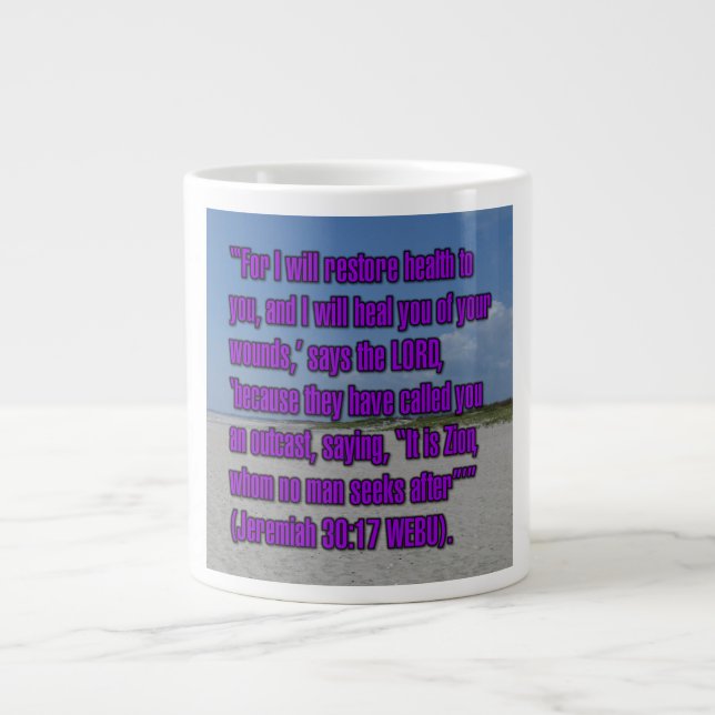 Jérémie 30:17 WEBU Mug (Devant)