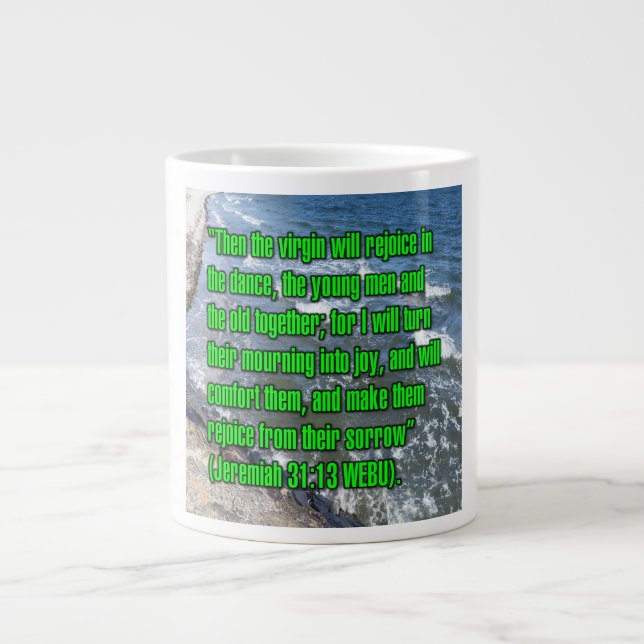 Jérémie 31:13 WEBU Mug (Devant)