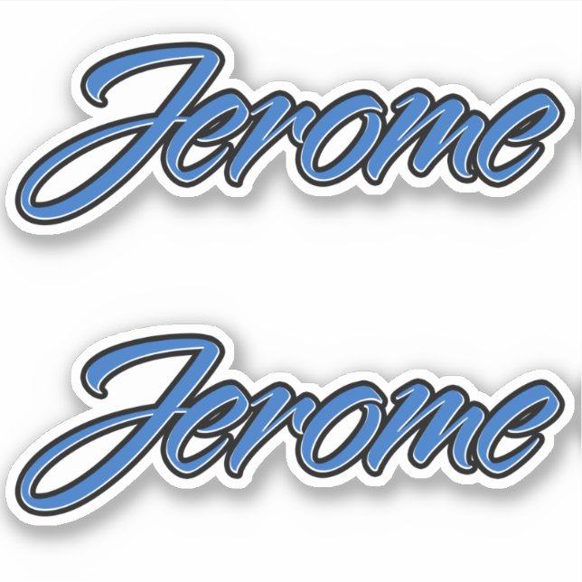 Jerome Blue Autocollants Autocollants (Devant)