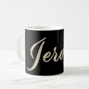 Jerome Name whitegold Tasse Teetasse