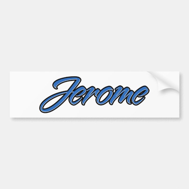 Jerome Nom bleu Aufkleber Sticker Autoaufkleber (Devant)