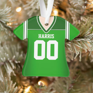 Jersey de football vert/blanc