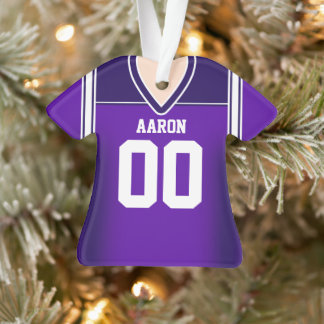 Jersey de football violet/blanc
