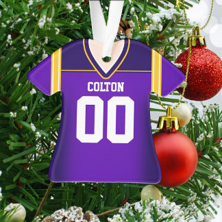 Jersey de football violet/jaune