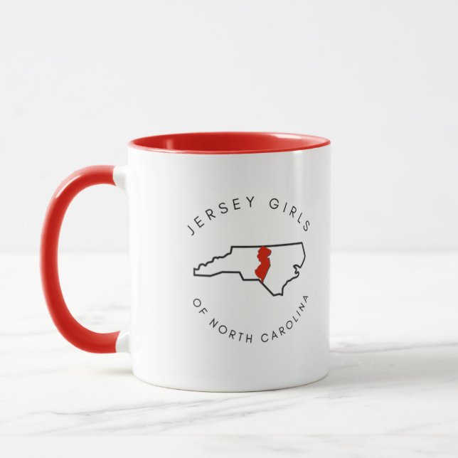 Jersey Girls of North Carolina Logo Mug (Gauche)
