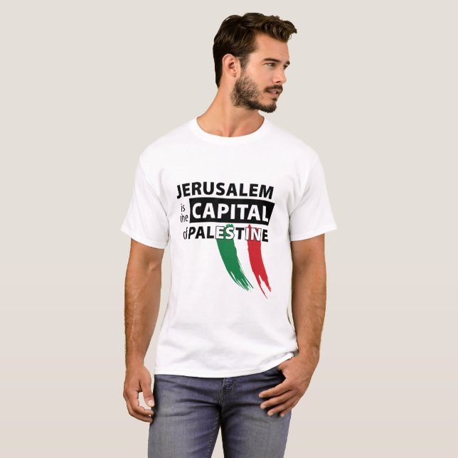 Jérusalem est la capitale du T-shirt de la (Devant entier)