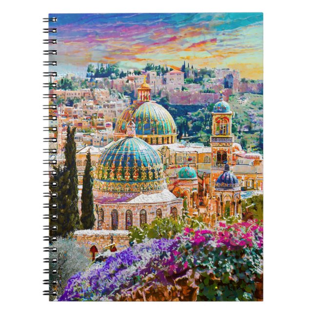 Jerusalem Old City Paint Journal (Devant)