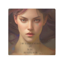 J'espère arriver à ma mort tard, amoureux